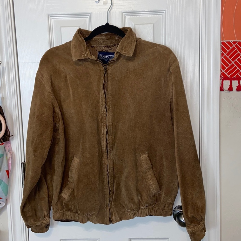 Lands’ End Leather Jacket